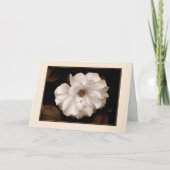 'Spring Rose (Sepia)' wenskaart Kaart (Voorkant)
