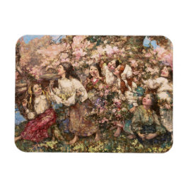 Spring Roundelay (door Edward Atkinson Hornel) Magneet