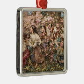 Spring Roundelay (door Edward Atkinson Hornel) Metalen Ornament (Rechts)