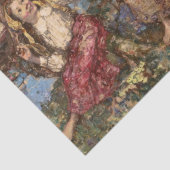 Spring Roundelay (door Edward Atkinson Hornel) Tissuepapier (Detail)