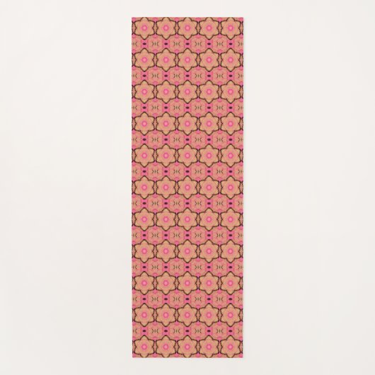 Spring roze Abstract Yogamat (Voorkant)