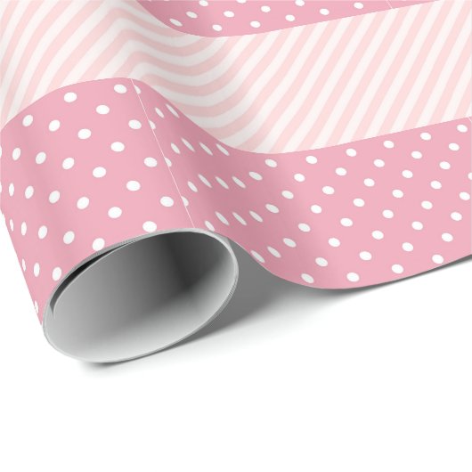 Spring roze patronen cadeaupapier (Rol Hoek)