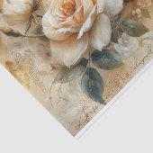 Spring Rozen Briefkaart Decoupage Print Tissuepapier (Detail)