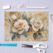 Spring Rozen Briefkaart Decoupage Print Tissuepapier (Craft)