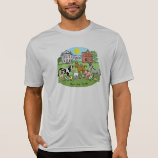 Spring Run the Farm Tech T-shirt