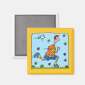 Spring Runner (man) Magneet (Voorkant / Achterkant)