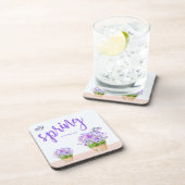  Spring Rustic Floral met Vlinders Onderzetter (Rechterzijde)