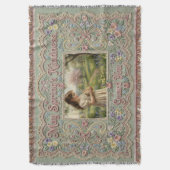 Spring’s Kindness Guardian Personalized Faux‑Embro Deken (Voorkant Verticaal)