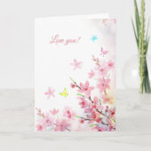Spring Sakura greeting card Kaart (Voorkant)