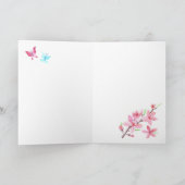 Spring Sakura greeting card Kaart (Binnen)