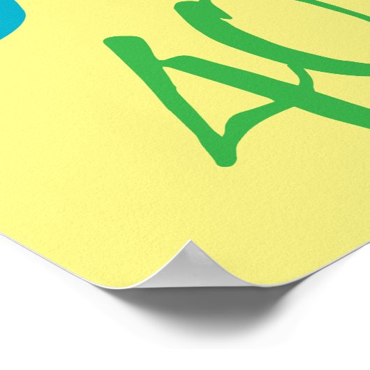 Spring Sale Sign, 40% korting op de verkoop Sign,  Poster (Hoek)