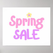 Spring Sale Sign, Boutique Signage, Retail Poster (Voorkant)