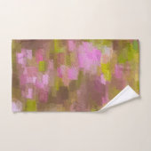 Spring Sason Pinks Abstracte Bathroom Set Bad Handdoek (Handdoek)