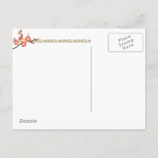 Spring Save the Date Briefkaart (Achterkant)