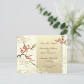 Spring Save the Date Briefkaart (Staand voorkant)