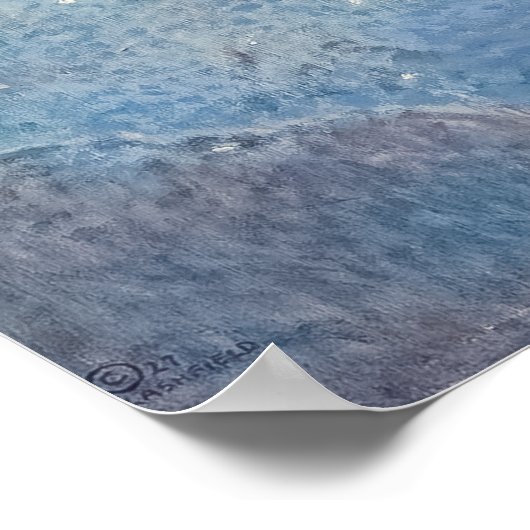 Spring Scattering Stars (1927) van Edwin Blashfiel Poster (Hoek)