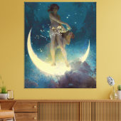 Spring Scattering Stars van Edwin Blashfield (1927 Canvas Afdruk (Insitu (Woonkamer))