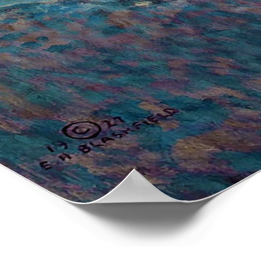 Spring Scattering Stars van Edwin Blashfield (1927 Poster (Hoek)