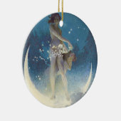 Spring Scattering Stars vintage illustration Keramisch Ornament (Rechts)