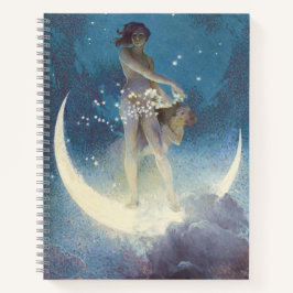 Spring Scattering Stars vintage illustration Notitieboek