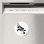 Spring Schäferhund Magneet (Insitu (Vaatwasser))