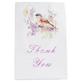 Spring Schattige Bird Baby shower Medium Cadeauzakje (Voorkant)
