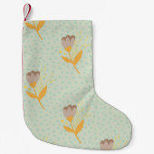 Spring seamless folk flower doodle pattern. Hand d Kleine Kerstsok (Voorkant)