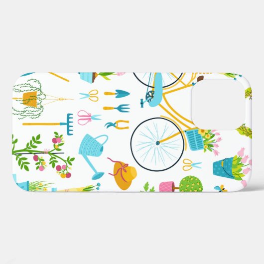 Spring seamless pattern in simple hand-drawn carto Case-Mate iPhone case (Achterkant (horizontaal))