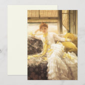 Spring (Seaside) van James Tissot,  portret (Voorkant / Achterkant)