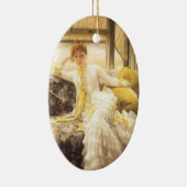 Spring (Seaside) van James Tissot,  portret Keramisch Ornament (Rechts)