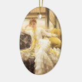 Spring (Seaside) van James Tissot,  portret Keramisch Ornament (Links)