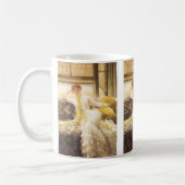 Spring (Seaside) van James Tissot,  portret Koffiemok (Links)