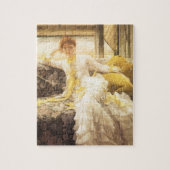 Spring (Seaside) van James Tissot, portret Legpuzzel (Verticaal)