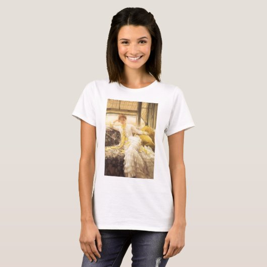 Spring (Seaside) van James Tissot, portret T-shirt (Voorkant volledig)