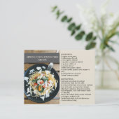 Spring Seizoensgebonden Recept makelaar of onroere Briefkaart (Staand voorkant)