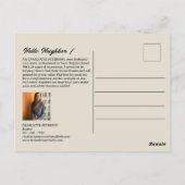 Spring Seizoensgebonden Recept makelaar of onroere Briefkaart (Achterkant)