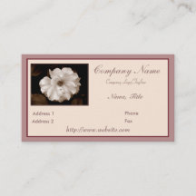 'Spring Sepia Rose' Visitekaartje