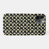 Spring Serenade: Gele Frangipanis op zwart, Case-Mate iPhone Case (Achterkant (horizontaal))
