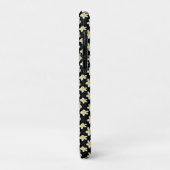 Spring Serenade: Gele Frangipanis op zwart, Case-Mate iPhone Case (Achterkant/links)