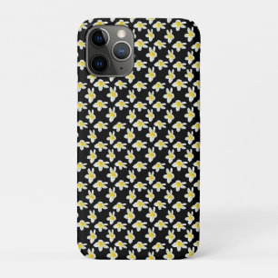 Spring Serenade: Gele Frangipanis op zwart, Case-Mate iPhone Case