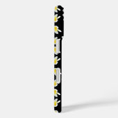 Spring Serenade: Gele Frangipanis op zwart, Case-Mate iPhone Case (Achterkant / Rechts)