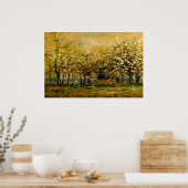 Spring Serenity: Zon verlichte takken Zachte bries Poster (Keuken)