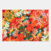 Spring Set Floral, Paisley, Mah Jongg Egrets Inpakpapier Vel (Voorkant 3)