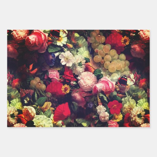 Spring Set, Melange Paisley en Fleuresse Inpakpapier Vel (Voorkant 2)