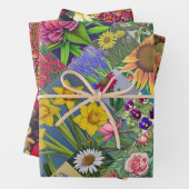 Spring Set, Melange Paisley en Fleuresse Inpakpapier Vel (In situ)