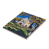 "Spring Shadows at Tumacori" art tegel Tegeltje (Zijkant)