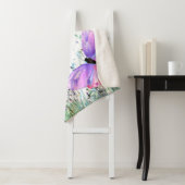 Spring Sherpa Blanket Colorful Butterflies vliegen Sherpa Deken (In situ)