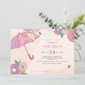 Spring Shower Kaart (Staand voorkant)