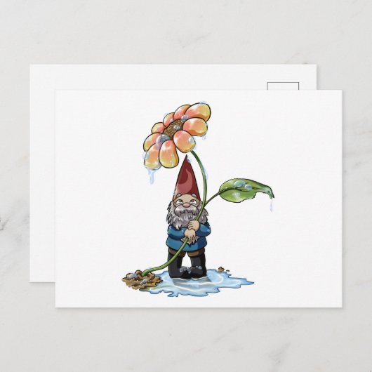 Spring Showers Feestdagenkaart (Voorkant / Achterkant)