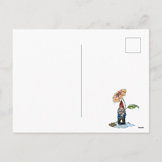 Spring Showers Feestdagenkaart (Achterkant)